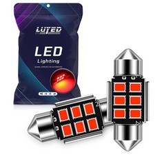 De3175 Led Bulbs Super Bright Red 2835 Chipsets Canbus Error Free 31mm 1.25...