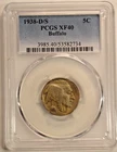 1938 D Over S  D/S PCGS XF 40 Buffalo Nickel!!  5c Beautiful OLD Coin!!!!
