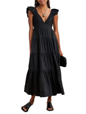 NEW,  LA LIGNE Anais Dress in Black Sz L #MD2008