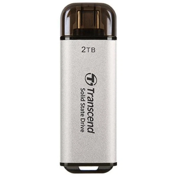 TRANSCEND ESD300S 2TB External SSD USB 10Gbps Type C Silver TS2TESD300S - Bild 3 von 3