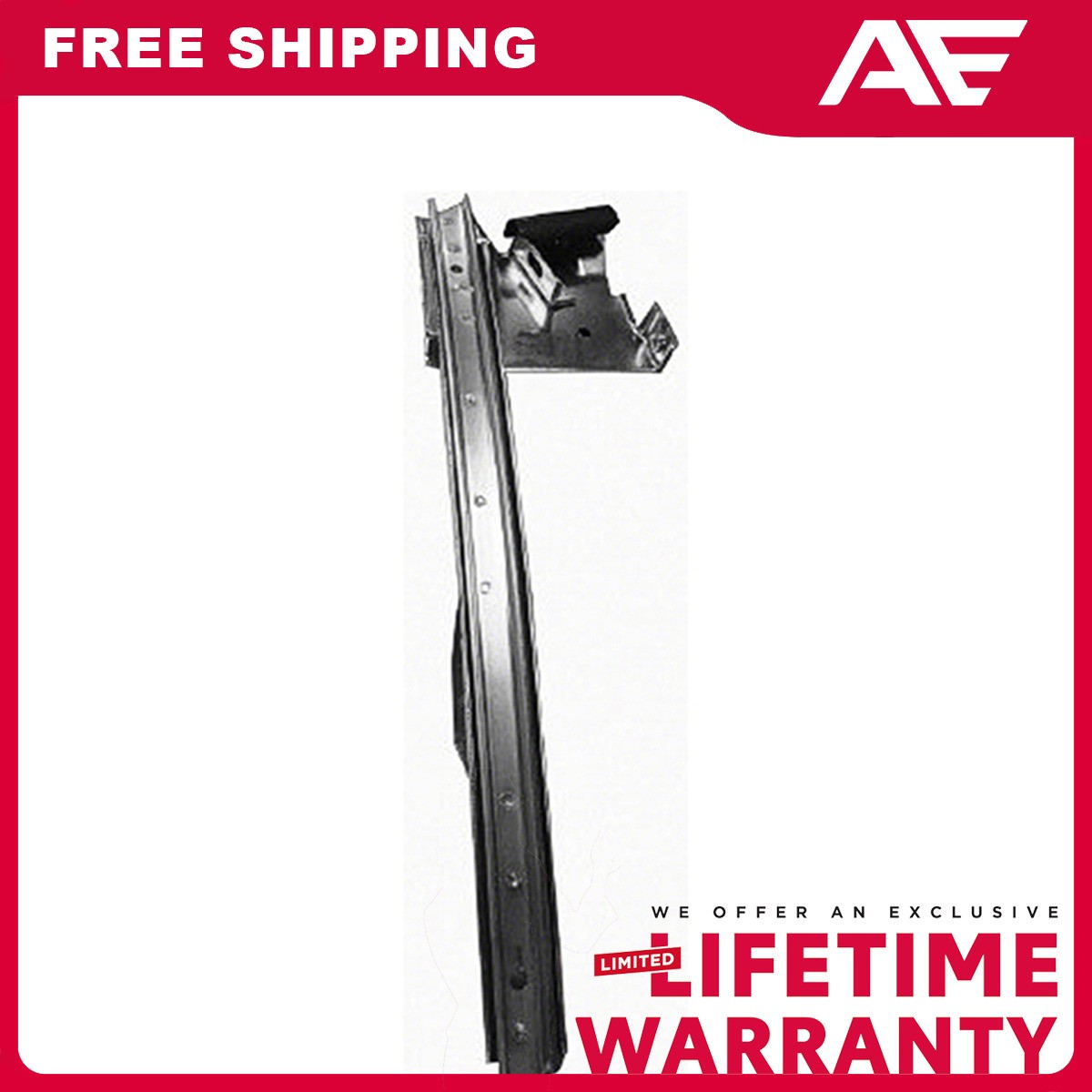 Window Channel Rear Passenger Side For 67-68 Ford GT40 Mustang Mercury Cougar