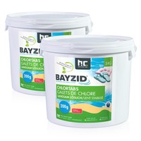 Chlortabs 200G Langsam LöSlich 10 Kg (2 X 5 Kg) Bayzid Chlortabletten FüR Pool