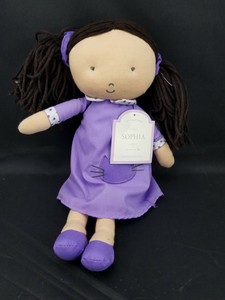 Pottery Barn Kids My First Doll Soft Baby Doll Sophia Purple 3670