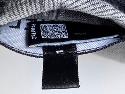 $3450 2024 24P CHANEL GRAY JEANS CC LOGO EMBROIDERED DENIM