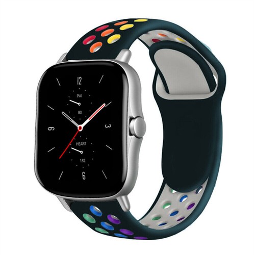 Correa deportiva de silicona para Huami Amazfit GTS 4 3 2 2E GTR 47mm GT 5 4 3 Pro Band - Imagen 5 de 29