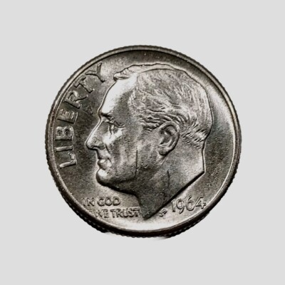 USA Roosevelt Dime 1964 硬貨 コレクション ノーミント s-l400.jpg