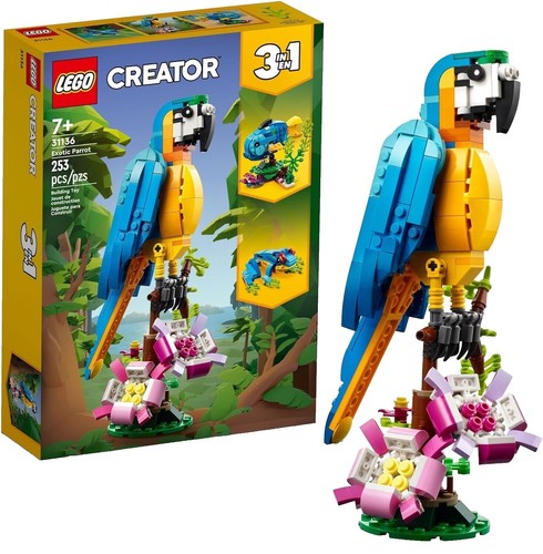 LEGO CREATOR: Exotic Blue Parrot 3-in-1 Set 31136 Sealed