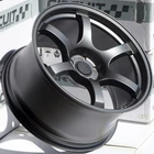 CIRCUIT CSF1 18x9.5 5x114.3 +25 MATTE GUNMETAL 57DR SPUN FORGED WHEELS SET OF 4