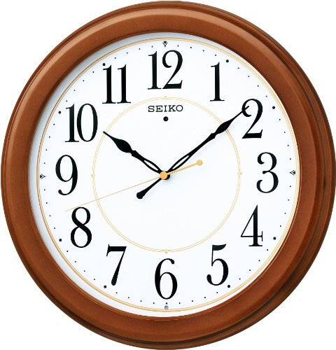 SEIKO CLOCK KX388B Wood Frame Standard Analog Wall Clock NEW