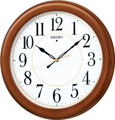 SEIKO CLOCK KX388B Wood Frame Standard Analog Wall Clock NEW