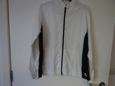 Fj..... (foot Joy) White/black Wind Breaker/rain Jacket Size 14
