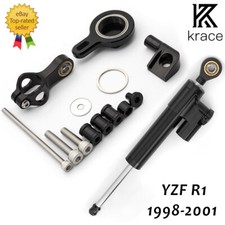 For Yamaha YZF R1 1998-2001 Adjust CNC Steering Damper & Mounting Bracket Kit