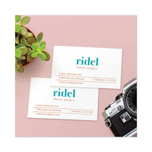 Avery Print-To-The-Edge Microperf Business Cards W/sure Feed Technology, Color L - Afbeelding 2 van 9