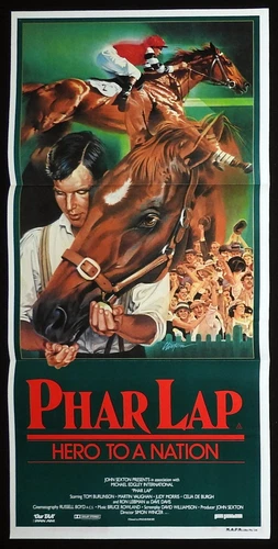 PHAR LAP Original Daybill Movie Poster Tom Burlinson Horse Racing
