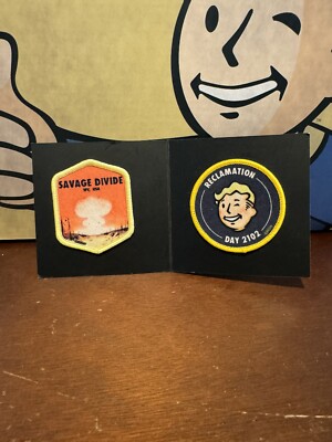 Loot Crate Fallout 76 Patch Set Bethesda Vault Boy Savage Divide