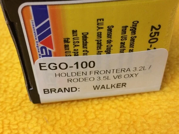 O2 sensor for Holden MX FRONTERA 3.2L 9/01-on 6VD1 Oxygen EGO Walker 2 Yr Wty - Immagine 4 di 4