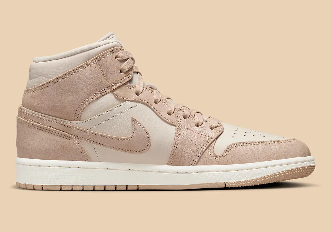 Nike Air Jordan 1 Mid SE Legend Light Tan Brown FJ3448-200 Women's
