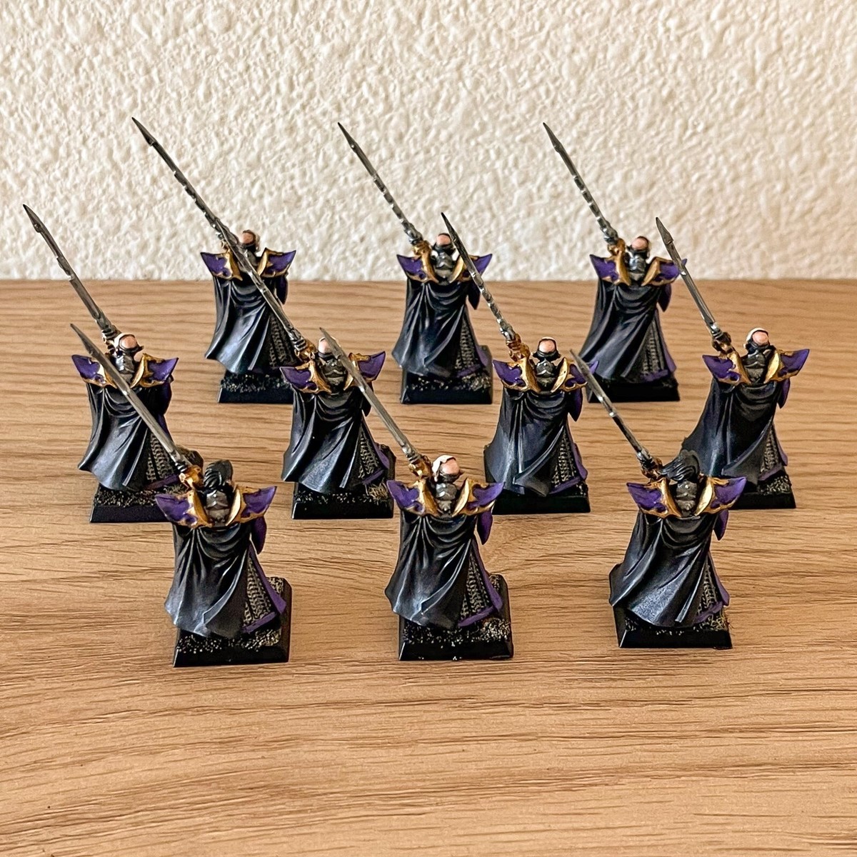 Warhammer Dark Elves ミニチュアセット Warhammer Dark Elves ミニチュアセット Dark Elves Pro Painted