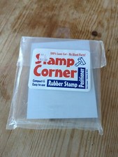 RUBBER STAMP ART POSITIONER - STAMP CORNER CLEAR Laser Cut - NIP