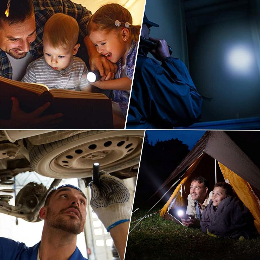 10Pcs E10 Flashlight Replacement Bulb DC 12V Torches Work Light Bulbs White