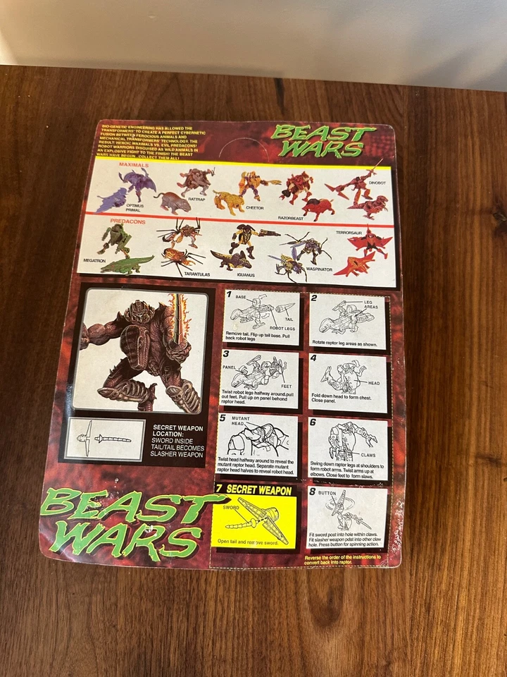 Transformers KO Optimus Primal Bootleg Figure Beast Wars Maximals Vintage New - Image 4 of 4