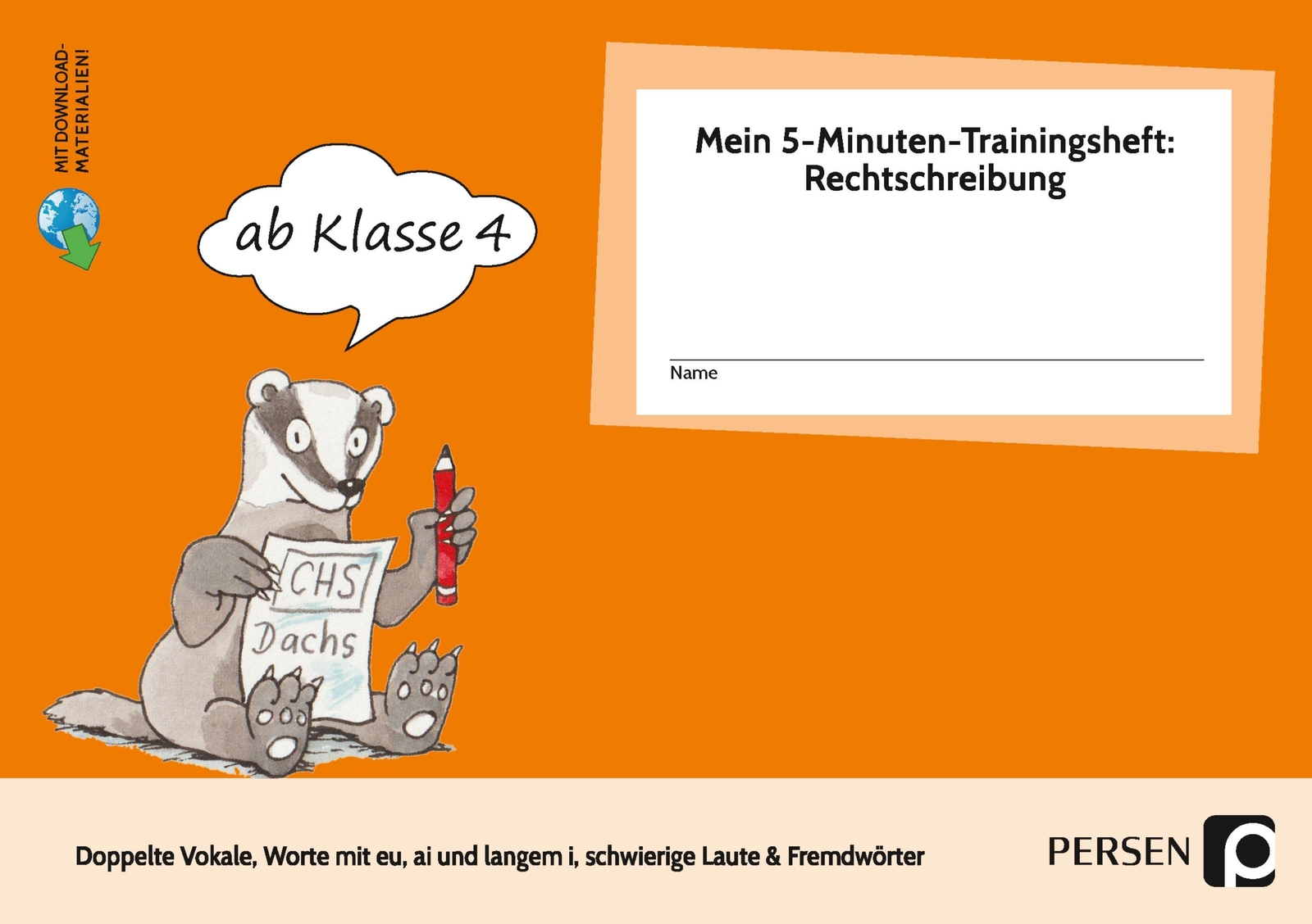 Thumbnail - Mein 5-min-trainingsheft: Rechtschreibung 2, Kl. 4 Karin Hohmann