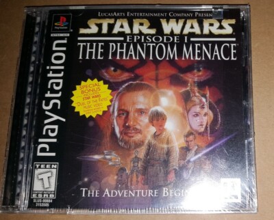 Star Wars Phantom Menace US PS1 Playstation New Sealed 1st Print
