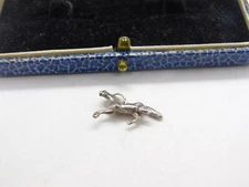 Sterling Silver Trotting Horse or Pony Charm Pendant Vintage c1970