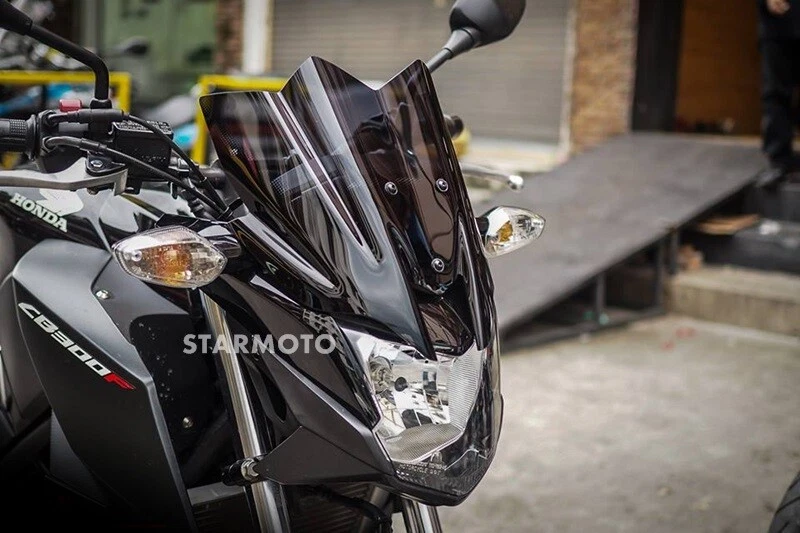 PARABRISAS PARA HONDA CB300F 2015-2018 CAPÓ CARENADOS CUBIERTA VISERA Foto 2 de 4