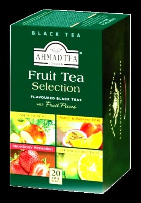 Black Tea Fruit Selection 4 Flavor Foiled Tea Bags 20 CT 1 case 6x120 CT NEW