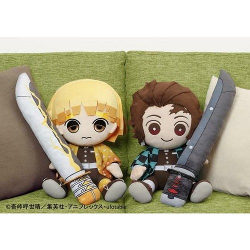 Demon slayer PC cushion Plush toy Tanjiro Kamado Big Cushion 21-inch 55x40x35cm - 第 6/9 張圖片