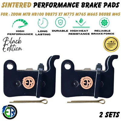 E REVOLUTION Xtech ZOOM Bremsbeläge gesintert für MTB HB100 DB875 XT M775 M765 M665 DEORE 2SETS