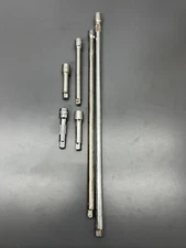 (c) VINTAGE SK S-K & UNBRANDED 6PC 3/8" DRIVE SOCKET EXTENSION SET - READ - USA