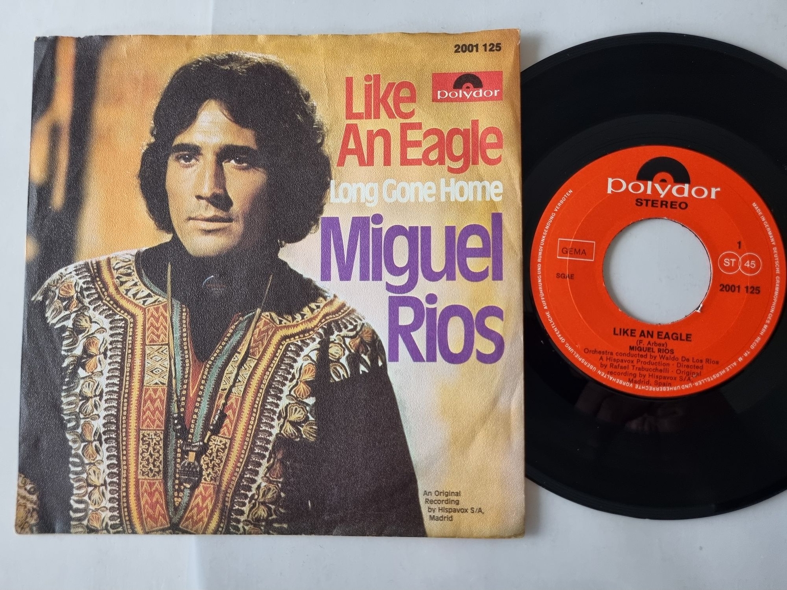 Miguel Rios - Like an eagle 7'' Vinyl Germany