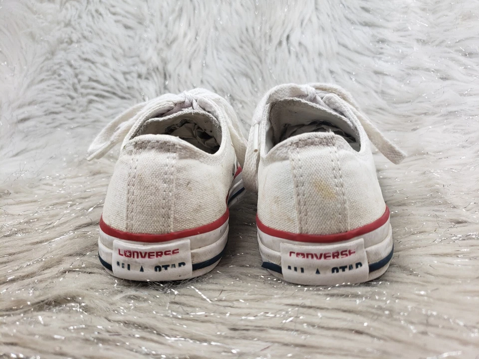 Zapatillas CONVERSE ALL STAR 3J256 Blanco Rojo Azul Juvenil Talla US 12,5 EUR 30 Foto 4 de 4