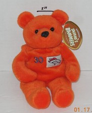 Salvino's Bammers Beanos Plush Bear Terrell Davis 30 Denver Broncos