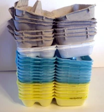 Lot of 22 Empty Used Egg Cartons Styrofoam/pulp paper Large 12 count Cartons