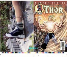 MIGHTY THOR #43 (545) ORIGINAL PRODUCTION ART COVER MARVEL COMICS THUNDER GOD
