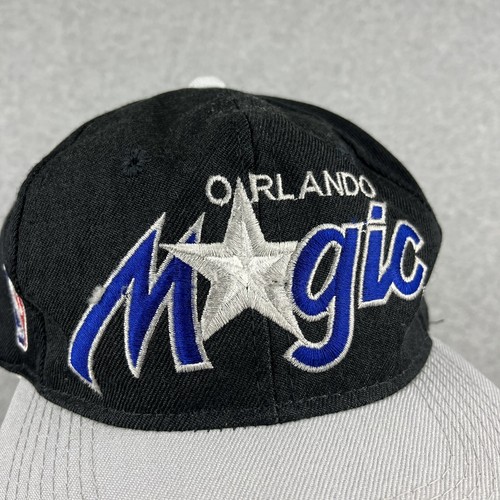 Vintage 90s Orlando Magic Sports Specialties Adjustable Wool Snapback Hat Cap - Bild 2 von 9