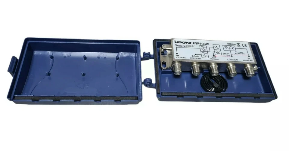 Labgear PSF410DX 4 band combiner with power pass to both LNB & masthead Amp - Image 2 of 4