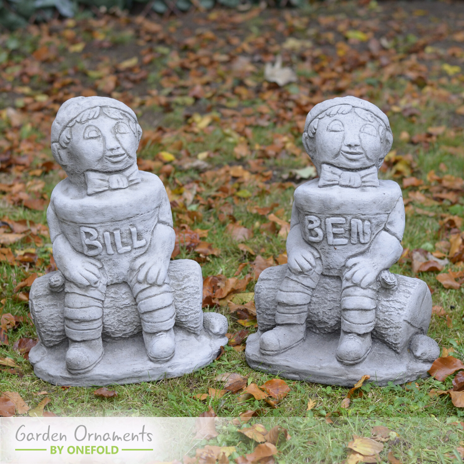 Bill And Ben Wooden Garden Ornaments Fasci Garden