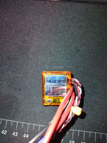 Novak Micro GT 1875 Reversible ESC HPI Xray Micro RS4 1/18 Vintage NEW - Picture 2 of 3