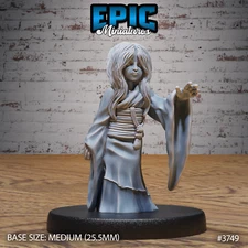 Ghost Girl A by Epic Miniatures  RPG D&D Pathfinder 3D Print