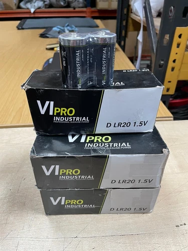 50 x VIPRO LR20 Industrial Alkaline Battery D (Pack-10) Exp 08-27