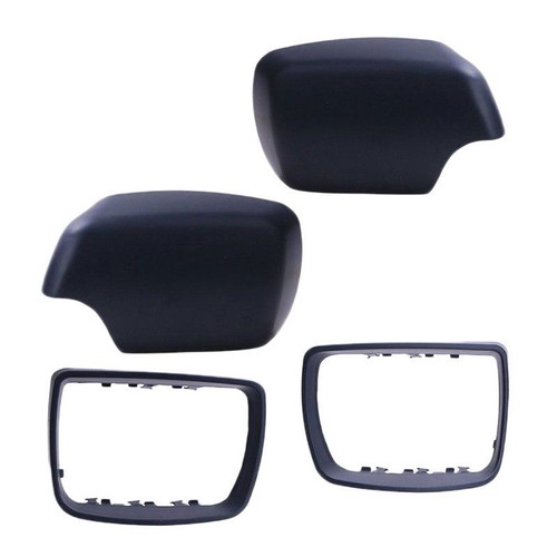 4 Pcs Mirror Cover Cap Trim Rings With Door Mirror Covers For BMW E53 X5 2000-06 - Imagen 2 de 10