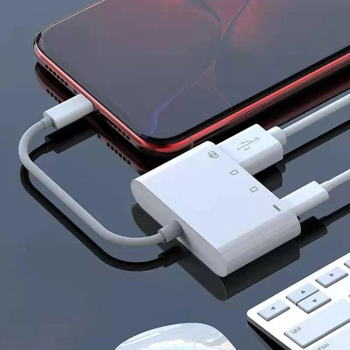 4in1 USB to Card Reader Adapter USB Camera Micro SD Memory Slot for iPhone iPad - Picture 9 of 12