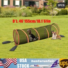 2 Packs Dog Cat Pet Play Tunnel Cat Play House Cat Enclosures for Indoor/Outdoor