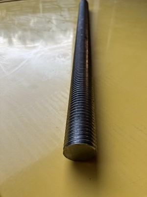 1  Stainless Steel 316 Threaded Rod Coarse Thread ATR 18 L x 1 W T316