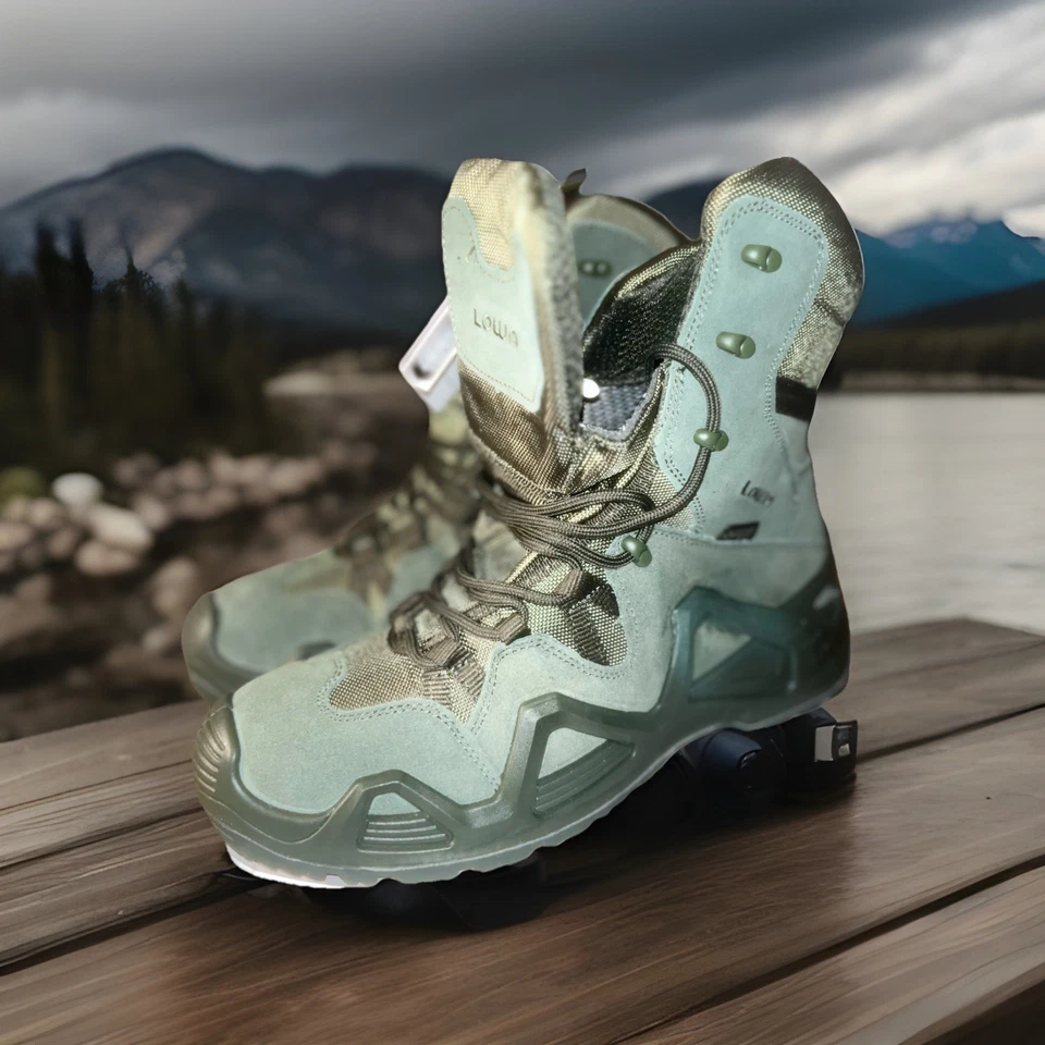 Zapatos tácticos Lowa Zephyr GTX MD TF membrana Gore-Tex transpirables negros para hombre Foto 4 de 4