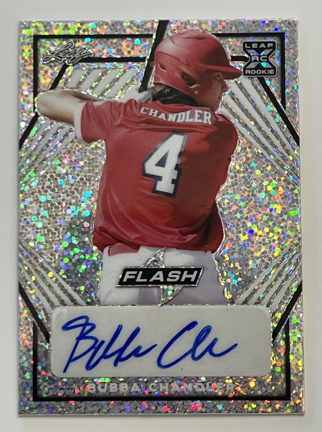 2021 Leaf Flash, Bubba Chandler, Base Autograph, No. BA-BC1